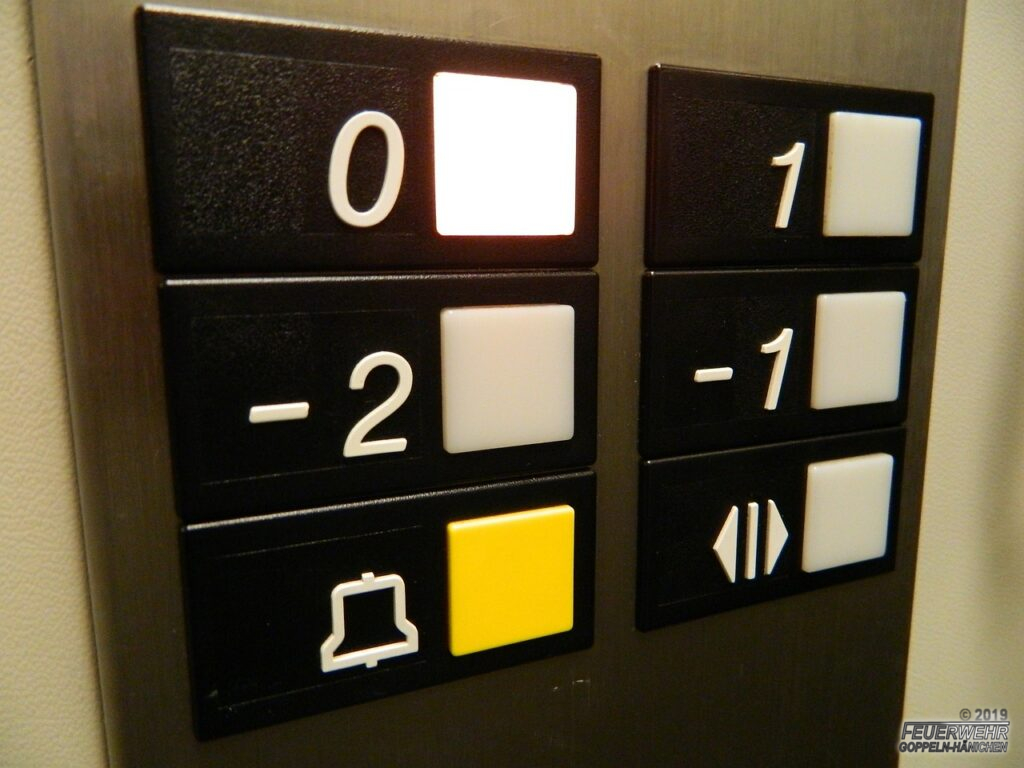 Fahrstuhl-Knöpfe